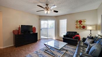 Glass table and couch 